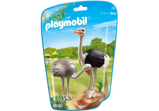 Playmobil 6646 Straußenpaar mit Nest - plegobil