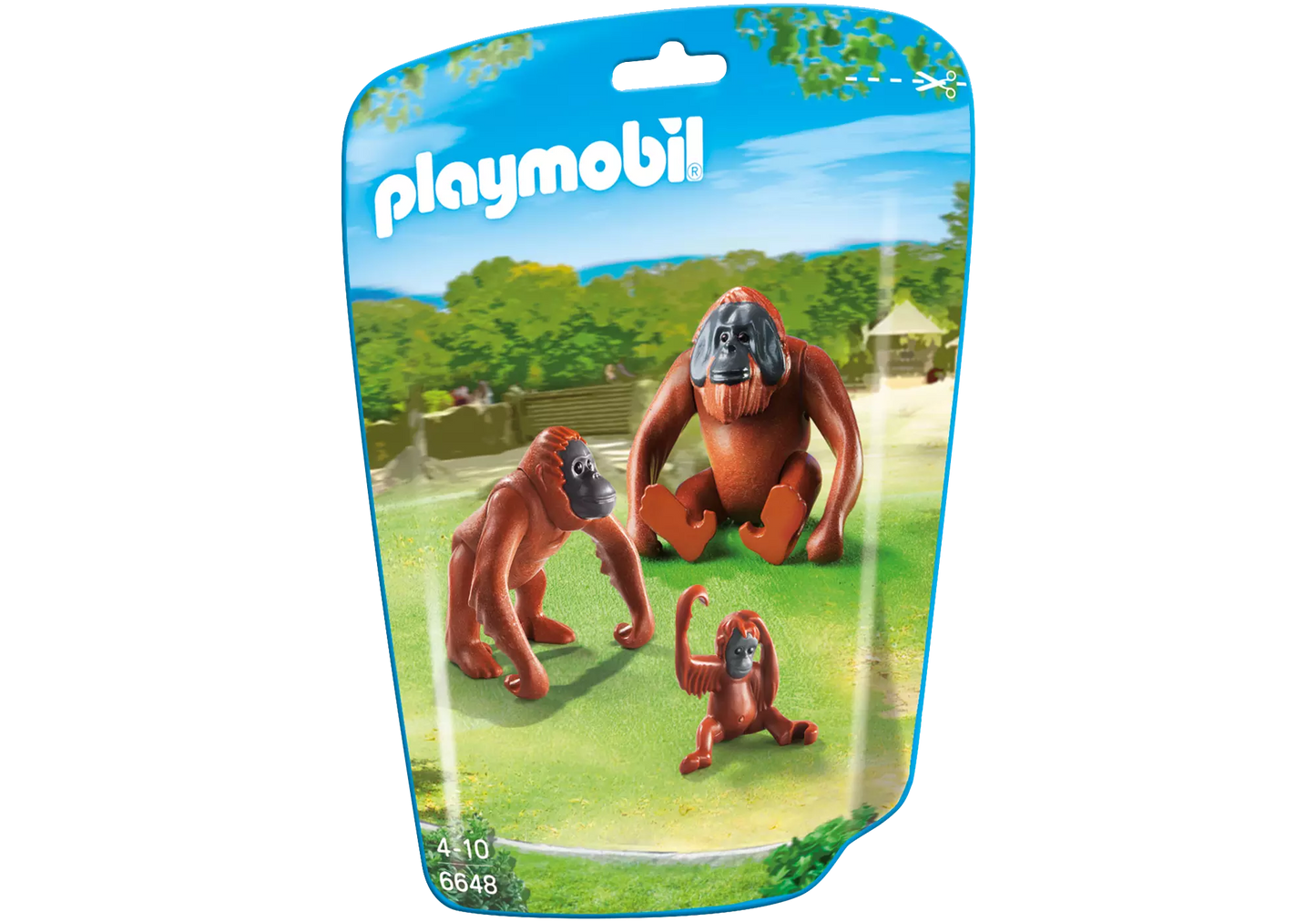 Playmobil 6648 2 Orang-Utans mit Baby - plegobil