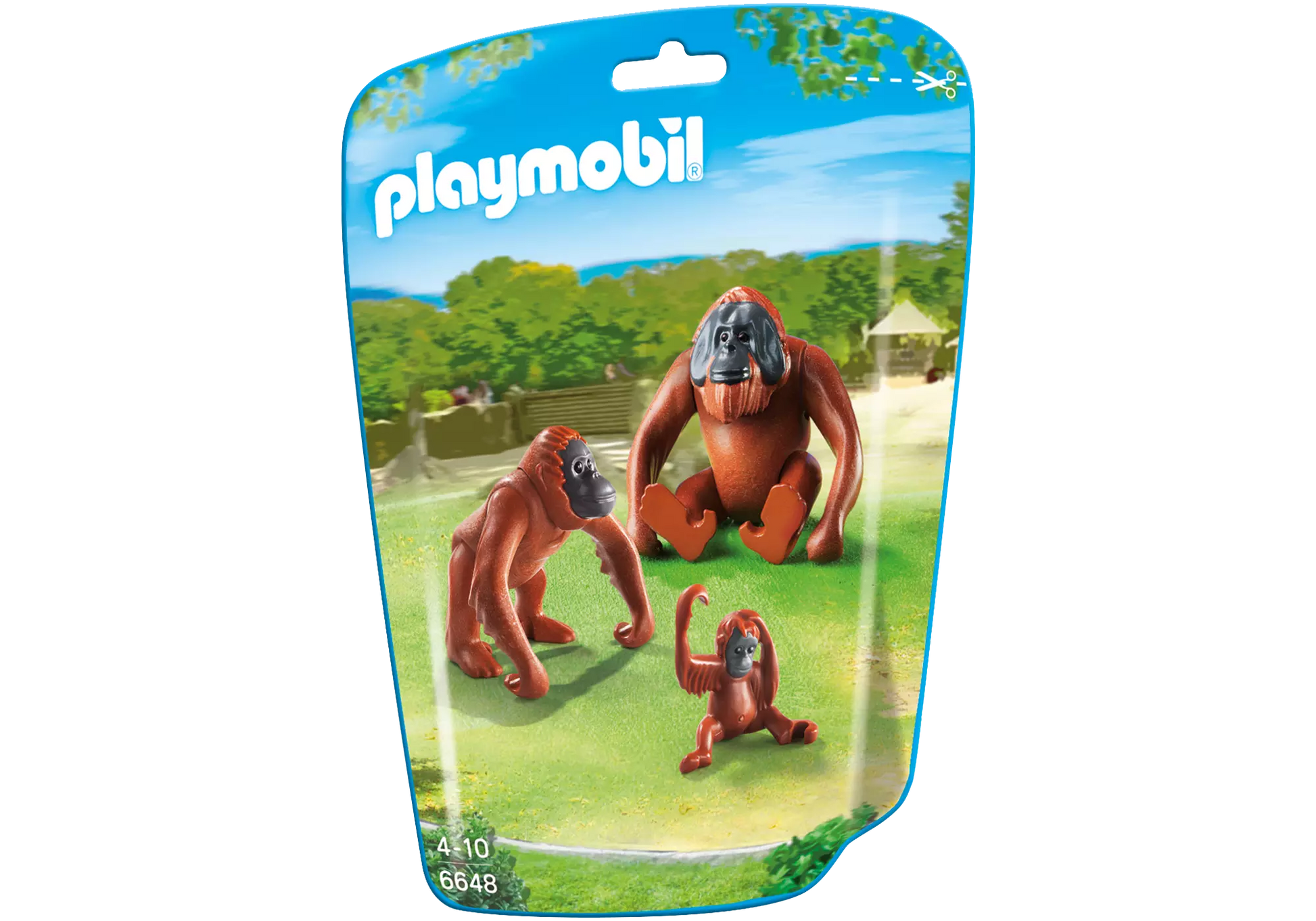 Playmobil 6648 2 Orang-Utans mit Baby - plegobil