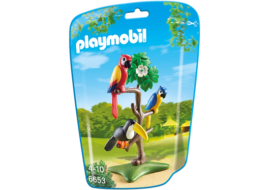 Playmobil 6653 Papageien und Tukan im Baum - plegobil