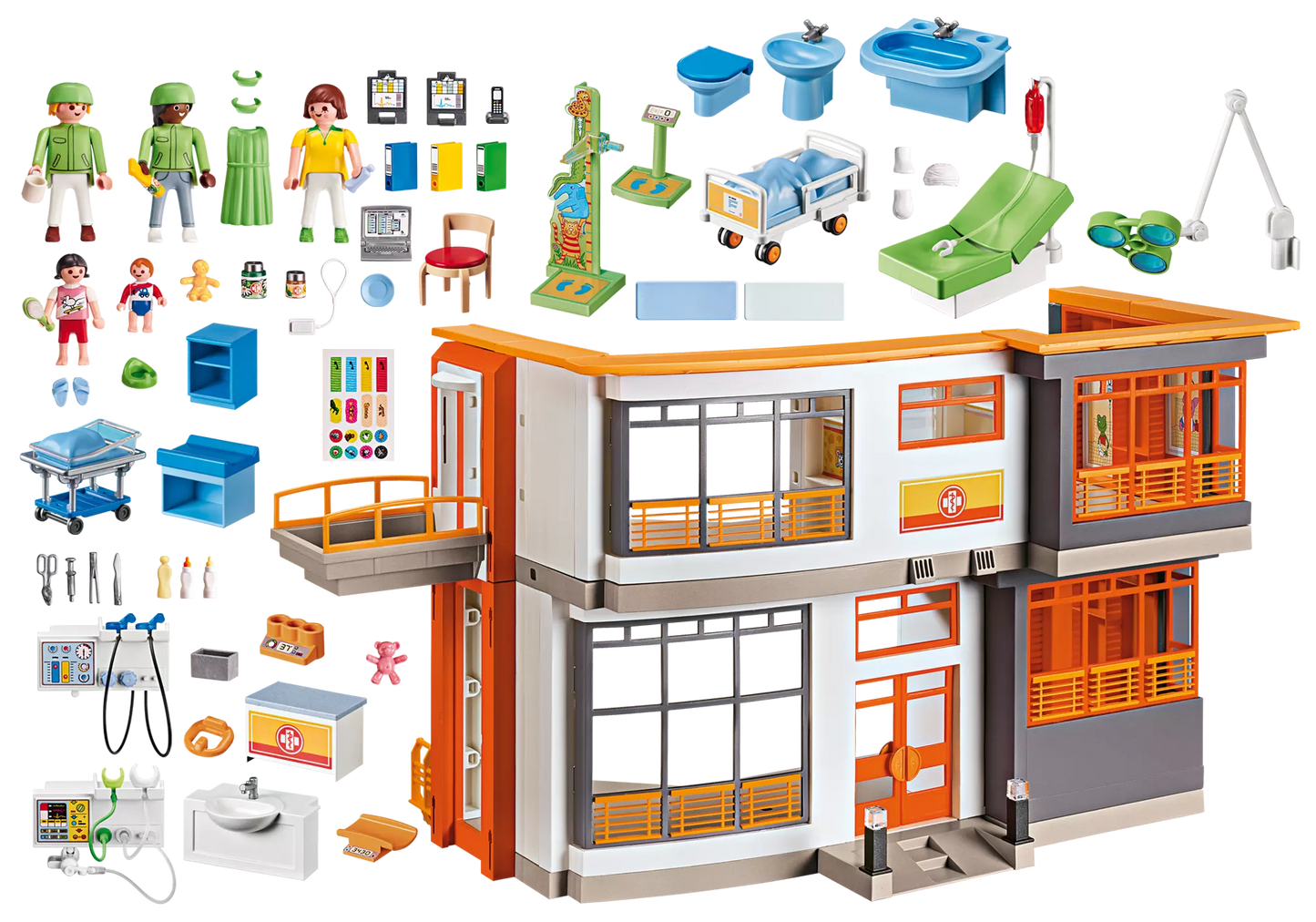 Playmobil 6657 City Life Kinderklinik mit Einrichtung - plegobil