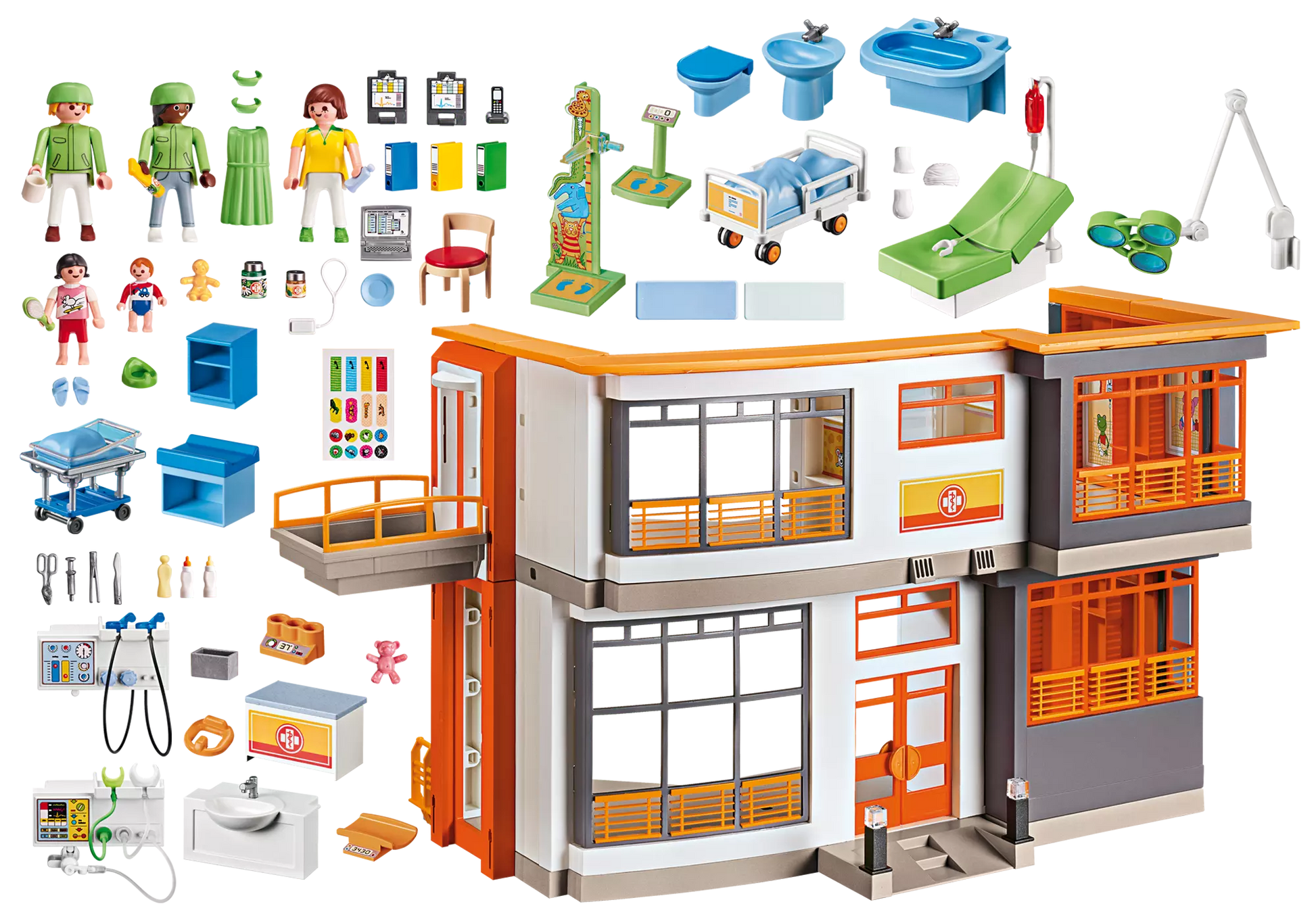 Playmobil 6657 City Life Kinderklinik mit Einrichtung - plegobil