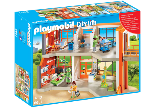 Playmobil 6657 City Life Kinderklinik mit Einrichtung - plegobil