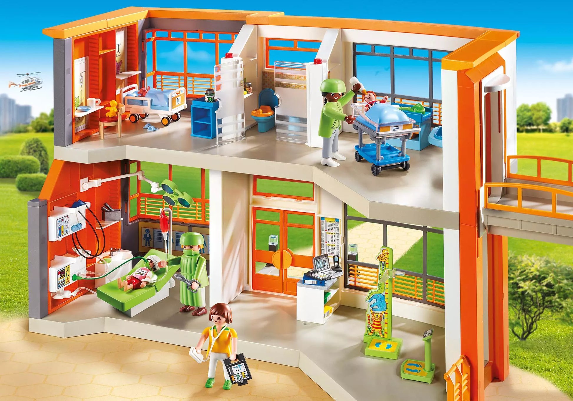 Playmobil 6657 City Life Kinderklinik mit Einrichtung - plegobil