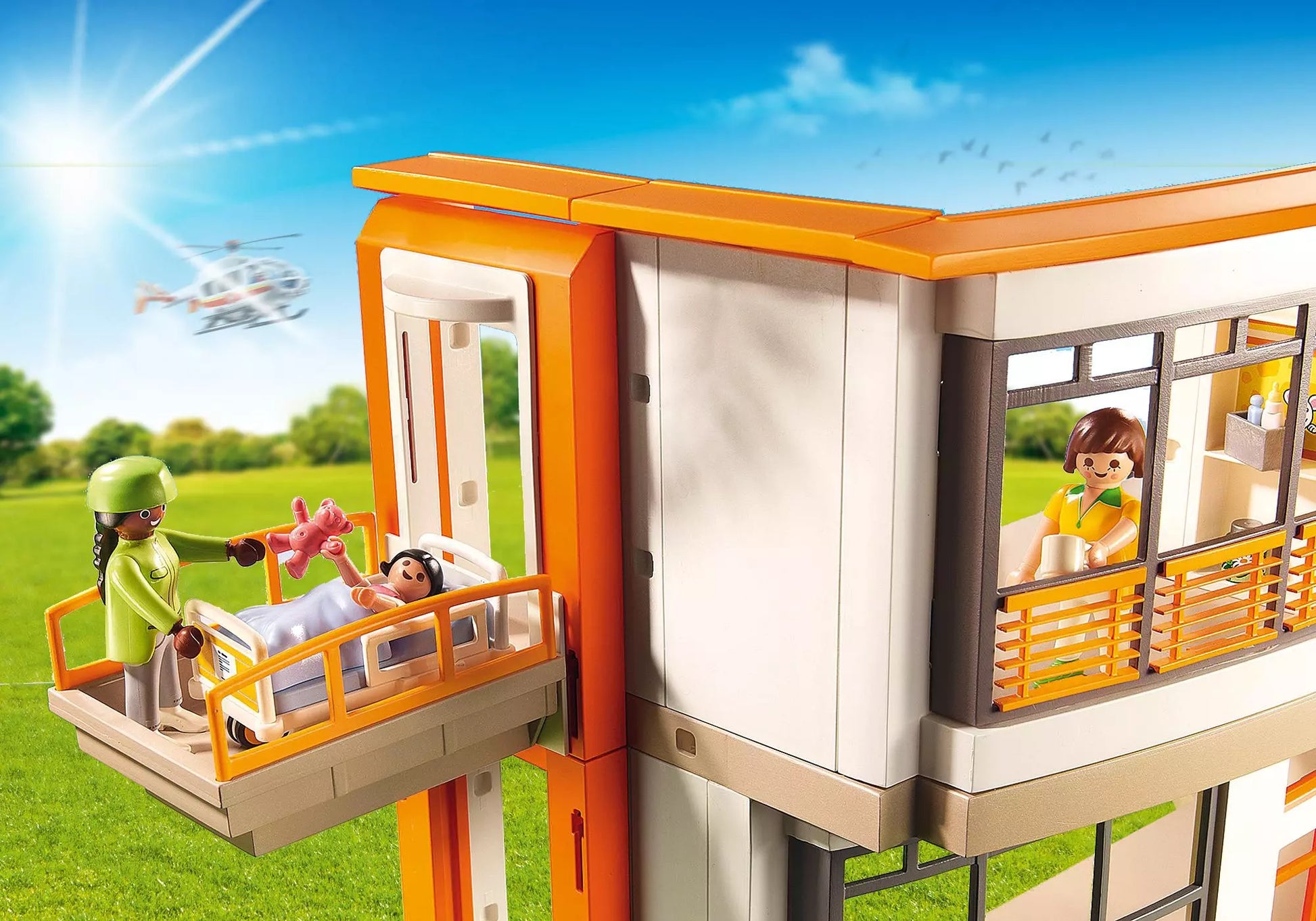 Playmobil 6657 City Life Kinderklinik mit Einrichtung - plegobil