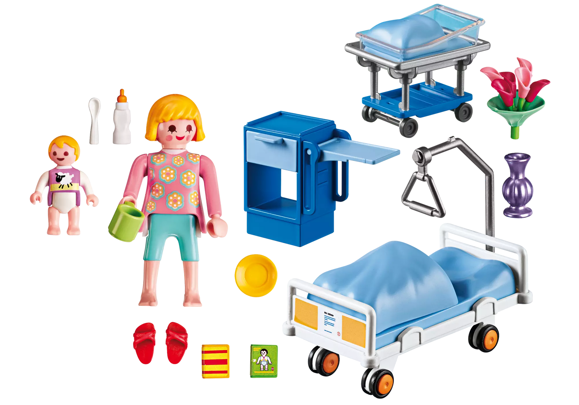 Playmobil 6660 City Life Krankenzimmer mit Babybett - plegobil