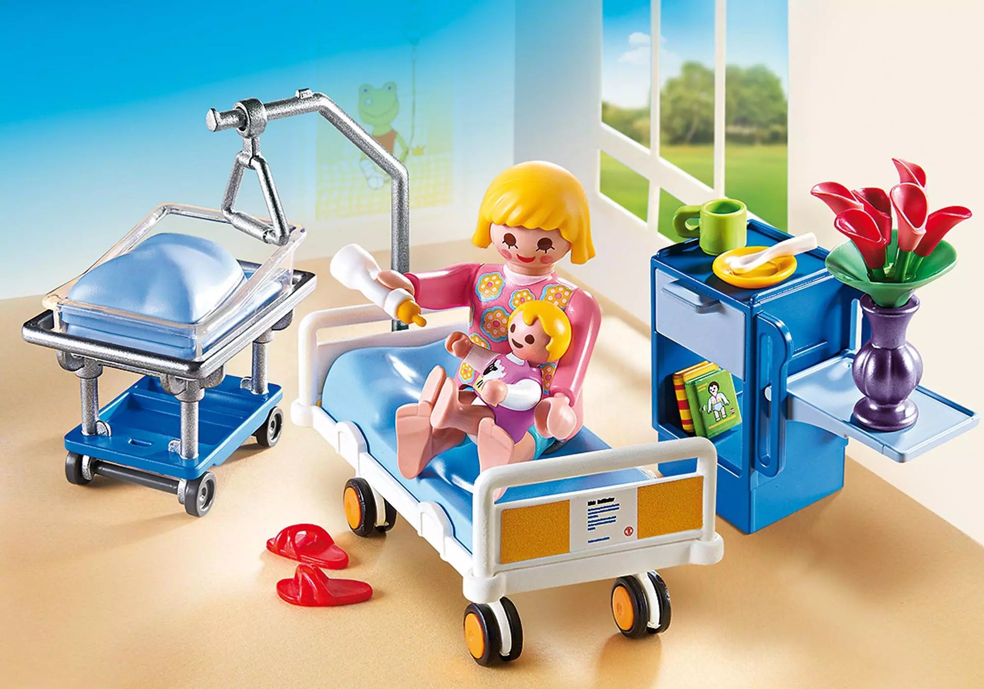 Playmobil 6660 City Life Krankenzimmer mit Babybett - plegobil