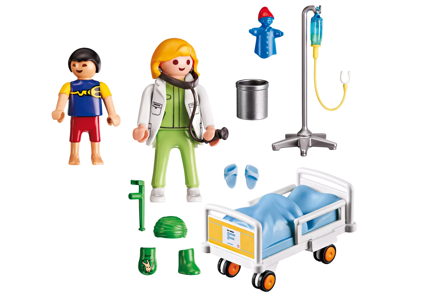 Playmobil 6661 City Life Ärztin am Kinderkrankenbett - plegobil