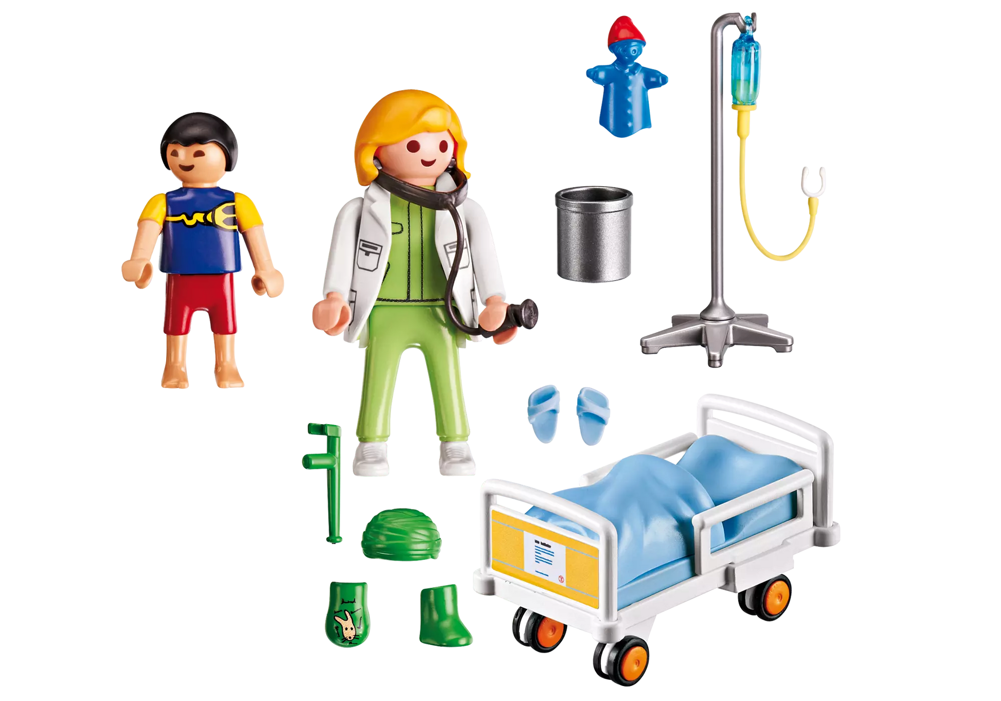 Playmobil 6661 City Life Ärztin am Kinderkrankenbett - plegobil