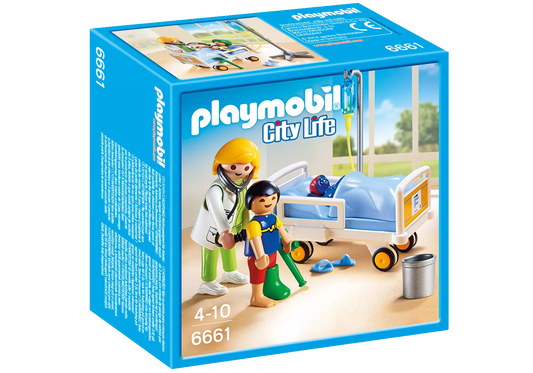 Playmobil 6661 City Life Ärztin am Kinderkrankenbett - plegobil