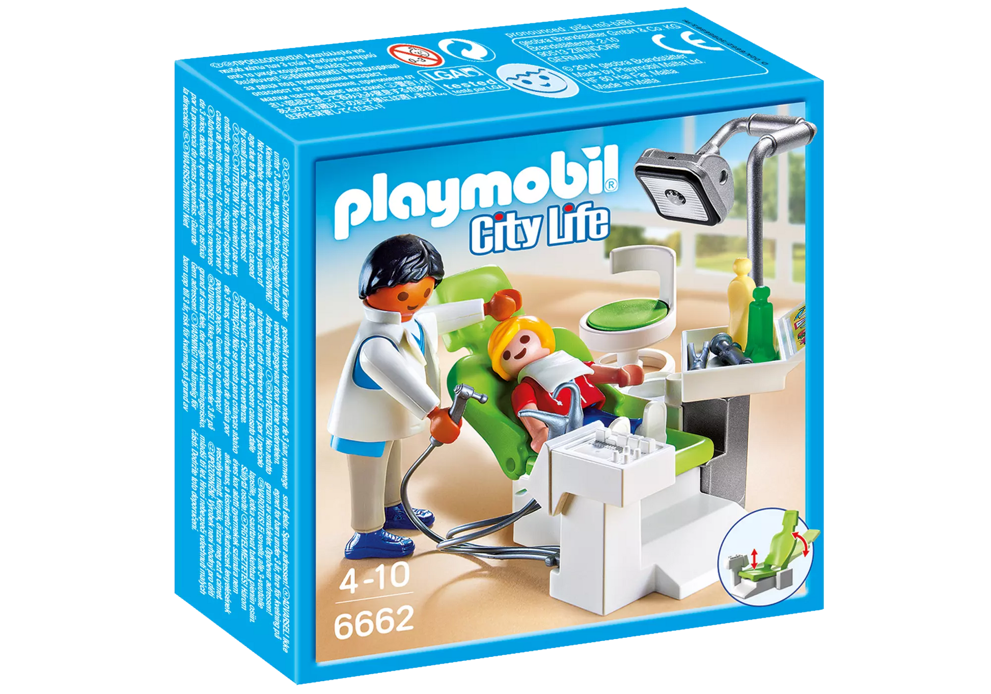 Playmobil 6662 City Life Zahnarzt mit Patient - plegobil