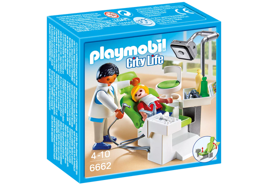 Playmobil 6662 City Life Zahnarzt mit Patient - plegobil