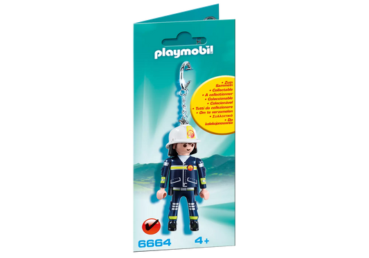 Playmobil 6664 Schlüsselanhänger Feuerwehrmann - plegobil