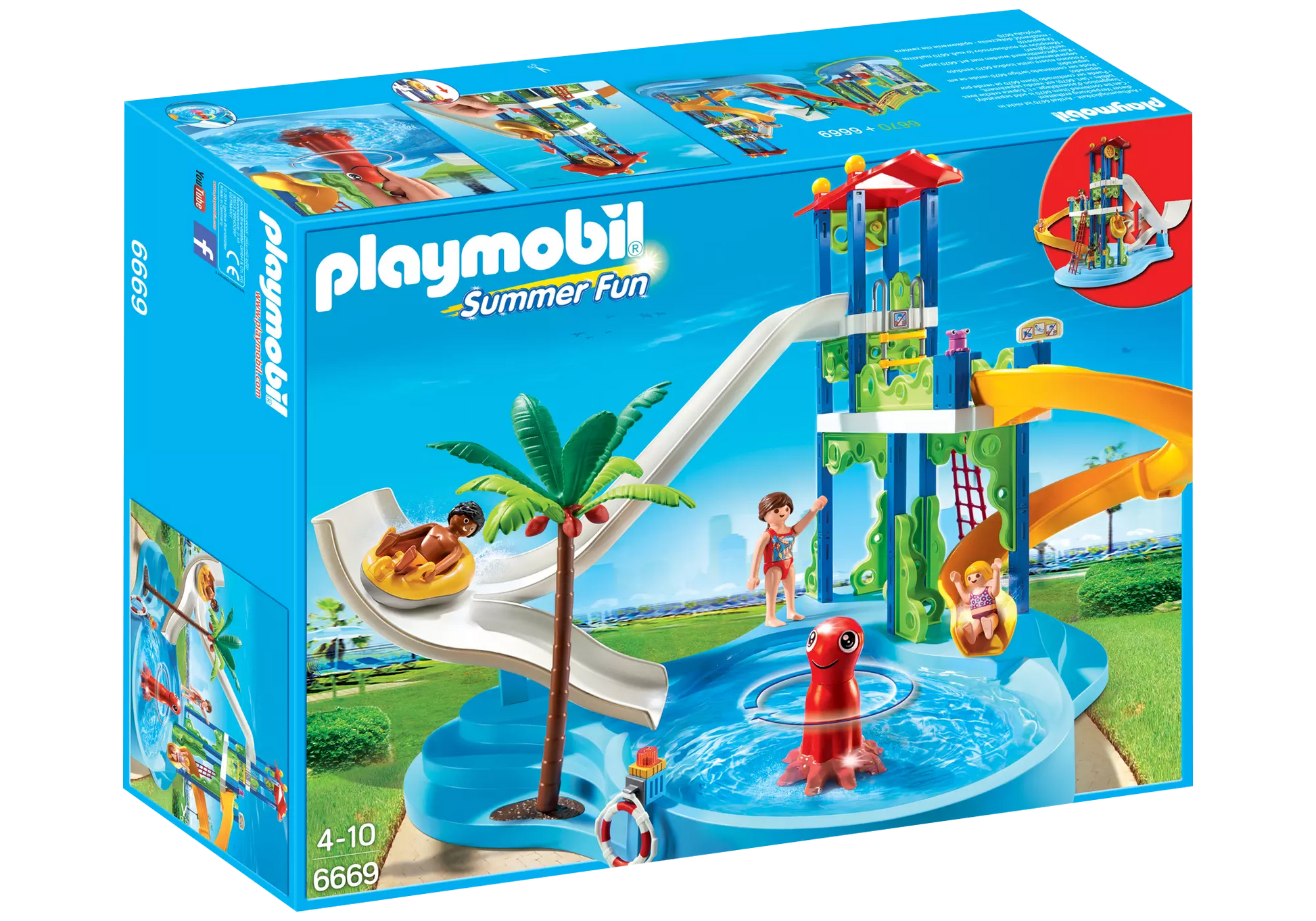 Playmobil 6669 Family Fun Aquapark mit Rutschentower - plegobil