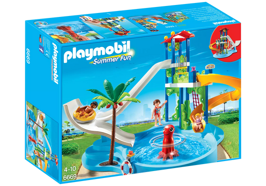 Playmobil 6669 Family Fun Aquapark mit Rutschentower - plegobil