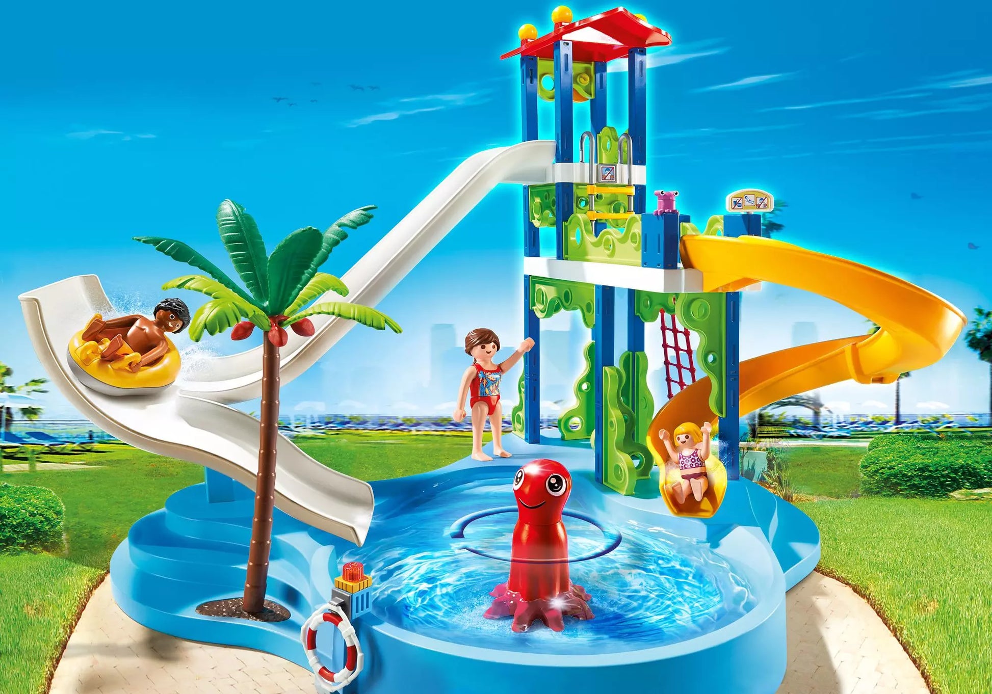 Playmobil 6669 Family Fun Aquapark mit Rutschentower - plegobil