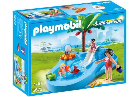 Playmobil 6673 Summer Fun Babybecken mit Rutsche - plegobil