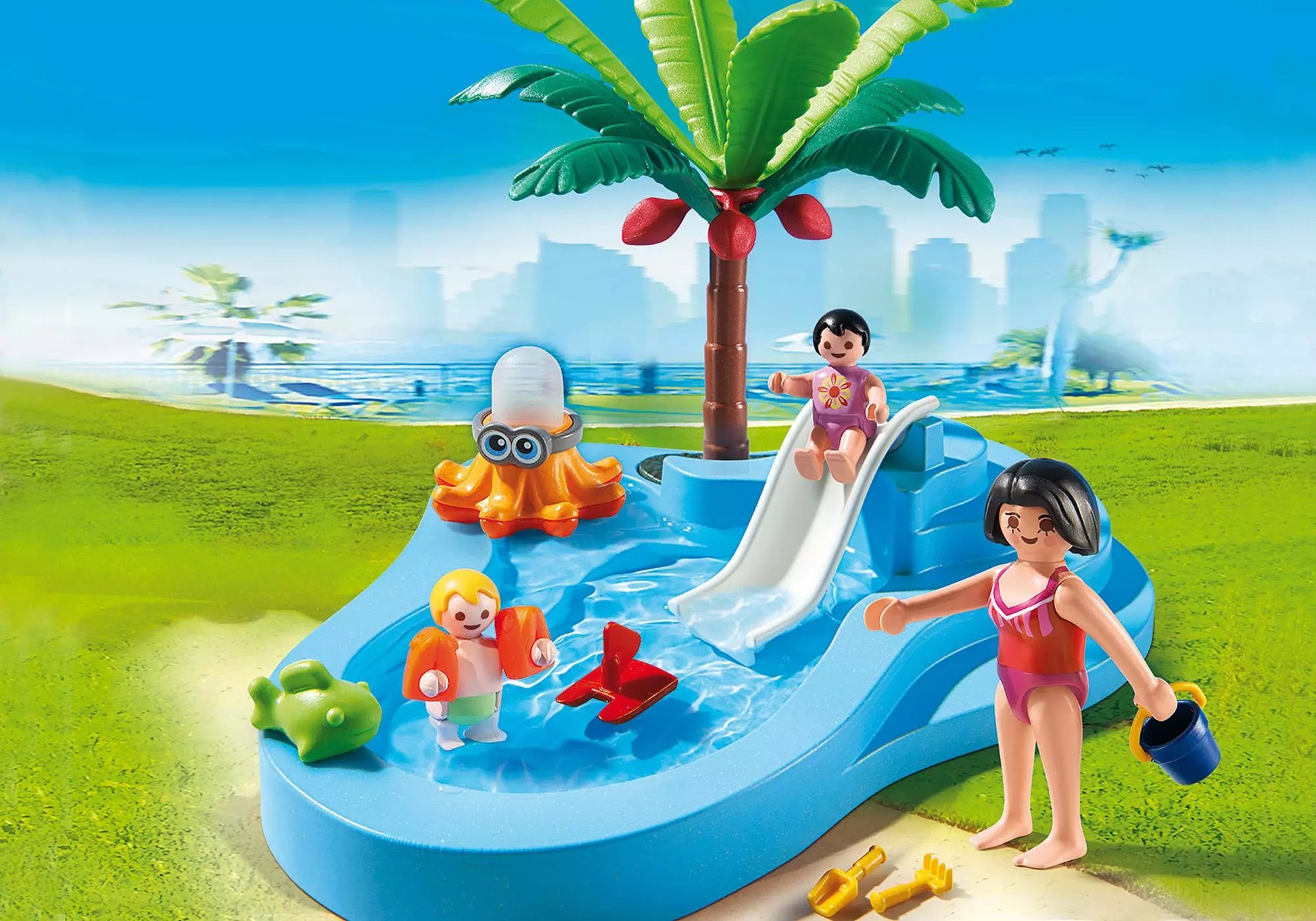 Playmobil 6673 Summer Fun Babybecken mit Rutsche - plegobil