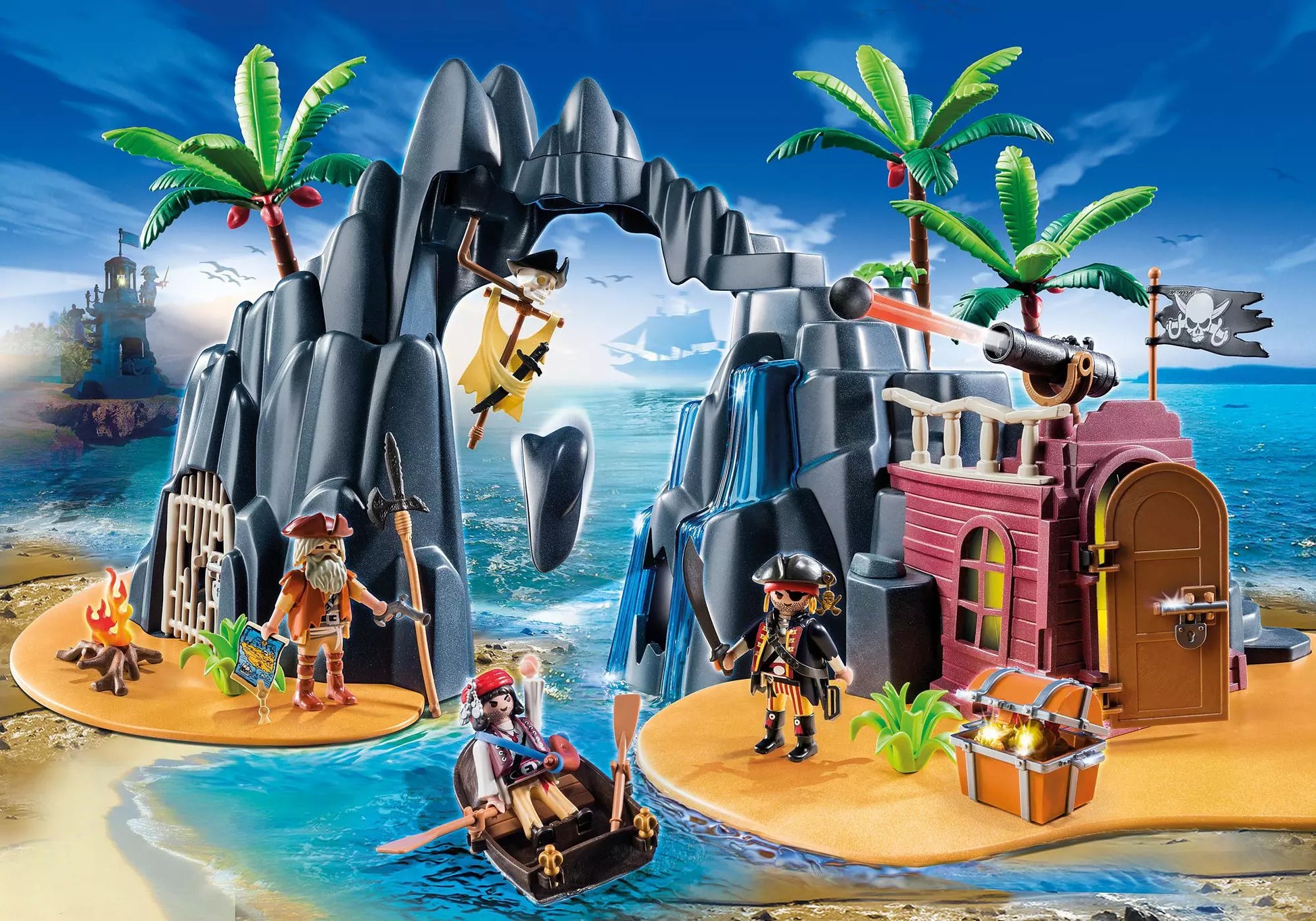 Playmobil 6679 Pirates Piraten-Schatzinsel - plegobil