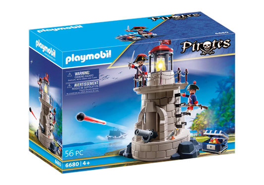 Playmobil 6680 Pirates Soldatenturm mit Leuchtfeuer - plegobil