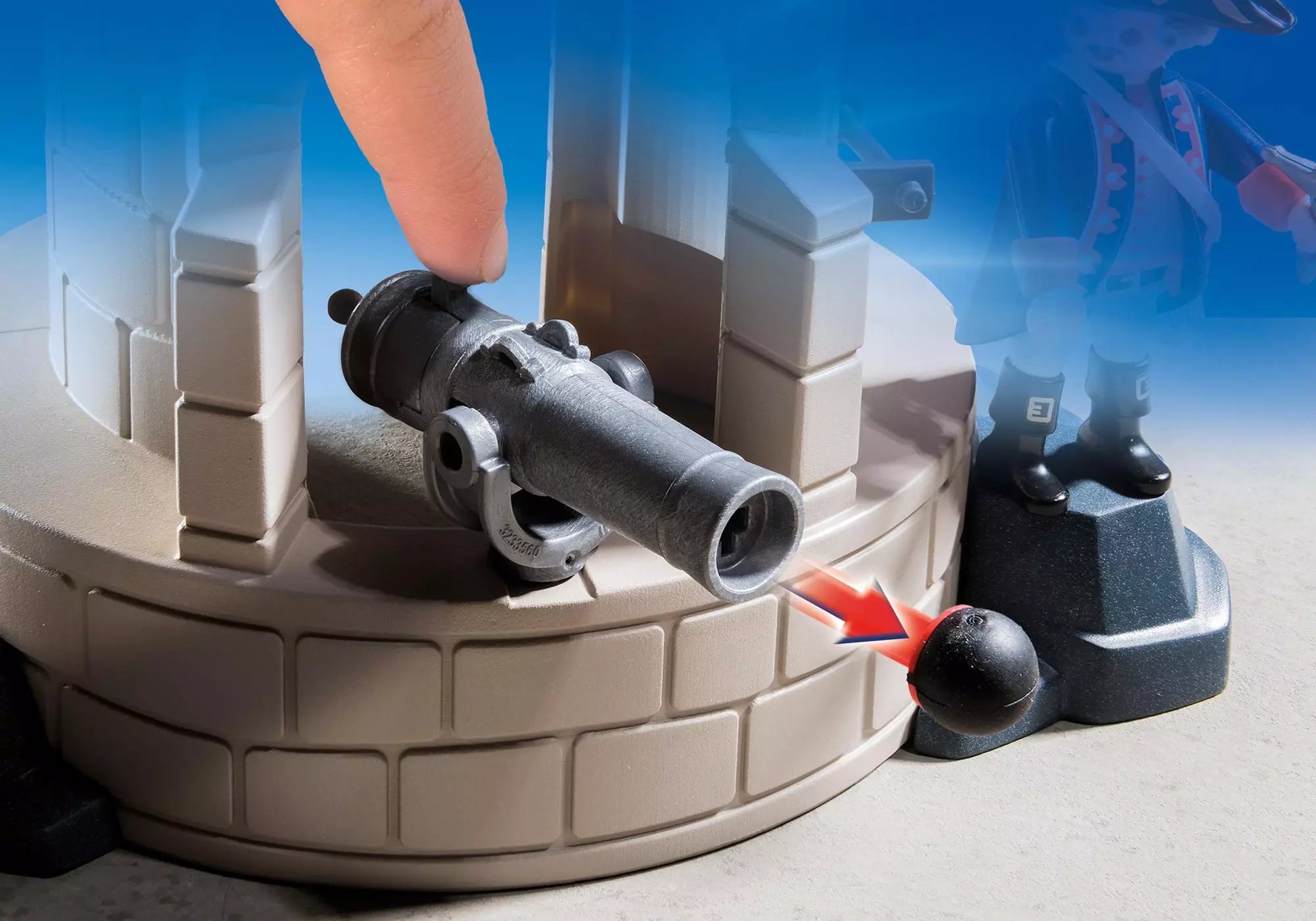 Playmobil 6680 Pirates Soldatenturm mit Leuchtfeuer - plegobil