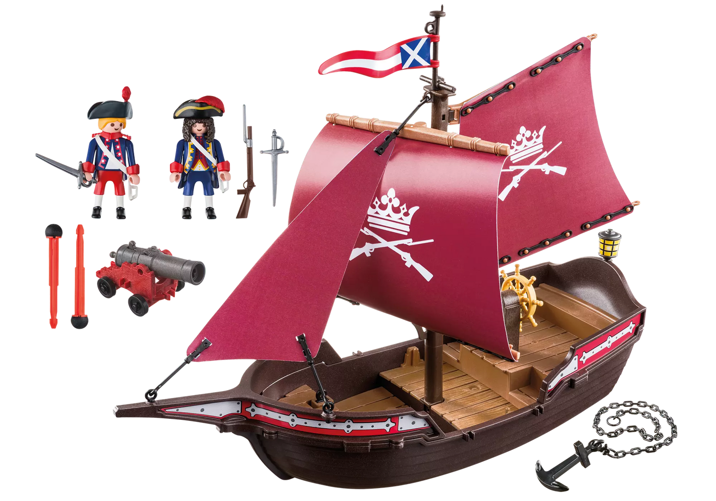 Playmobil 6681 Pirates Soldaten-Kanonensegler - plegobil
