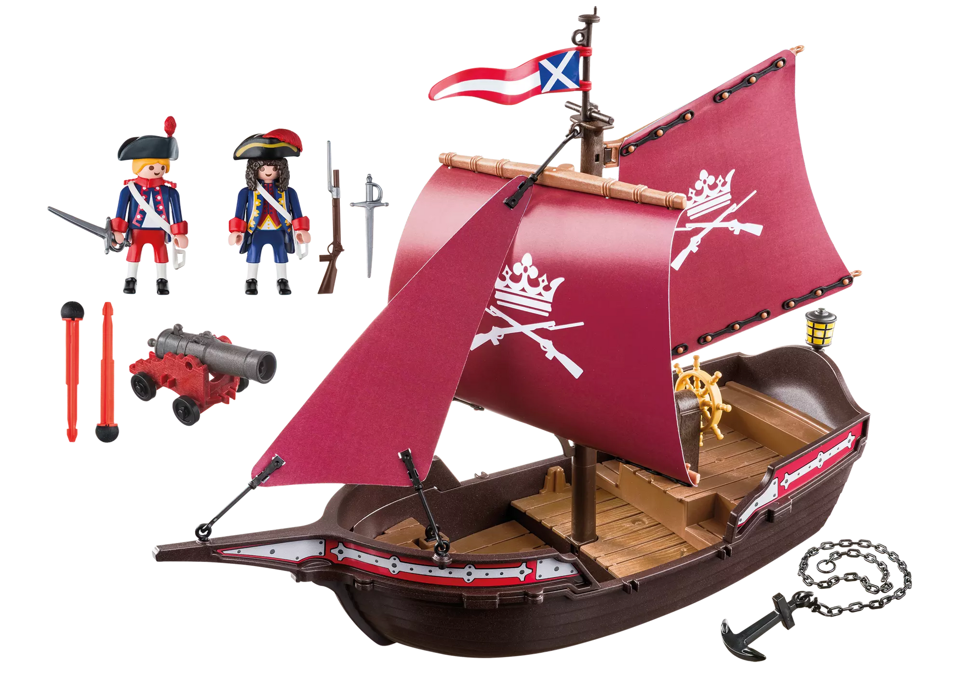 Playmobil 6681 Pirates Soldaten-Kanonensegler - plegobil