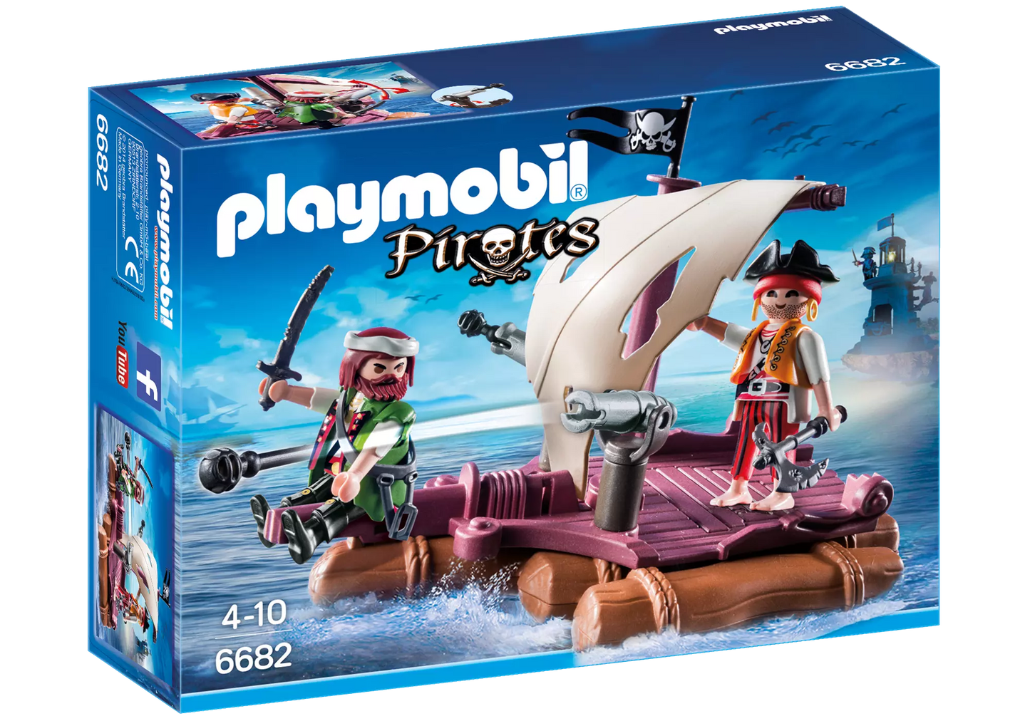 Playmobil 6682 Pirates Piratenfloss - plegobil