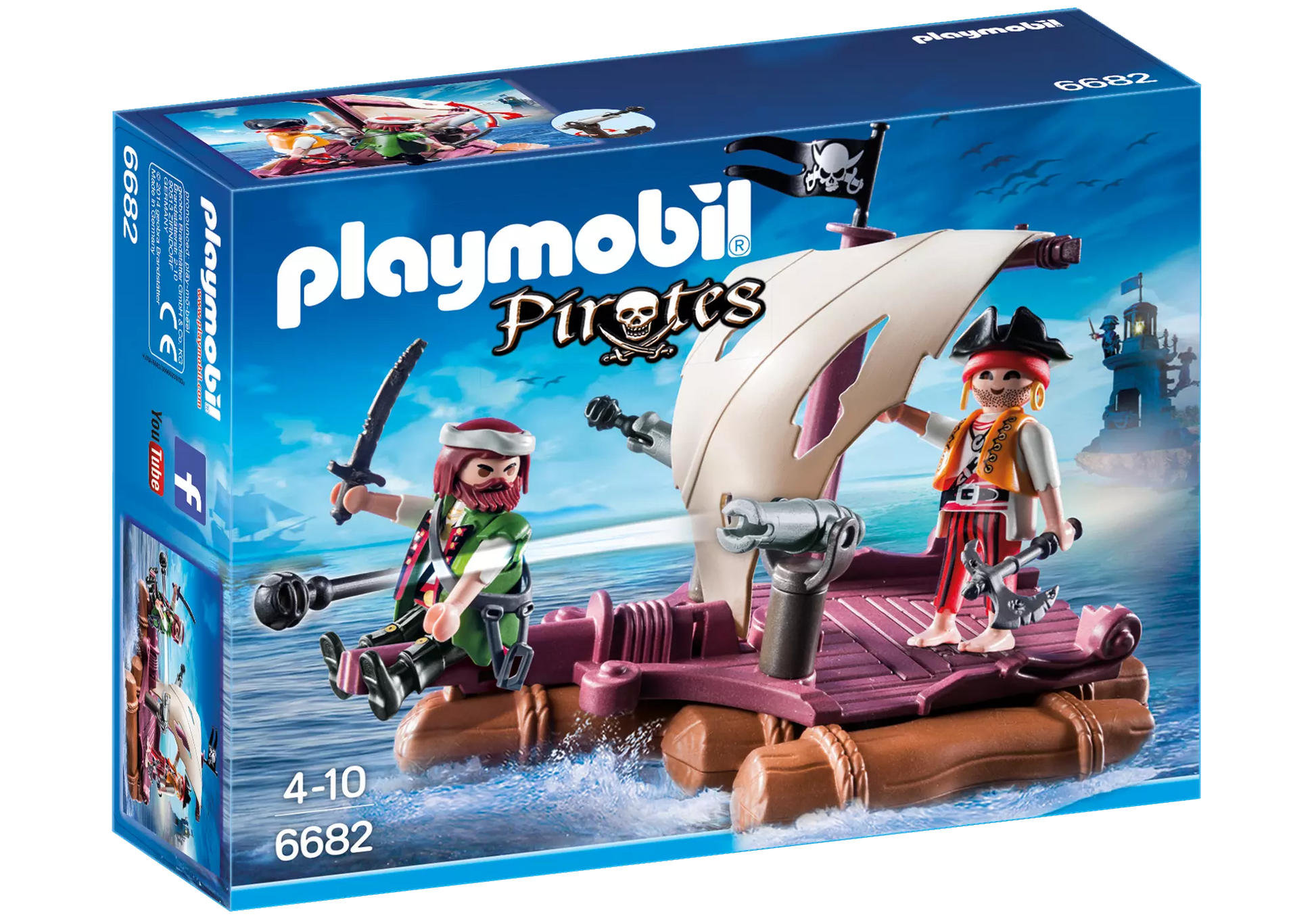Playmobil 6682 Pirates Piratenfloss - plegobil