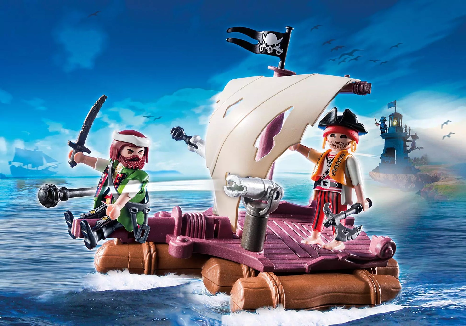 Playmobil 6682 Pirates Piratenfloss - plegobil