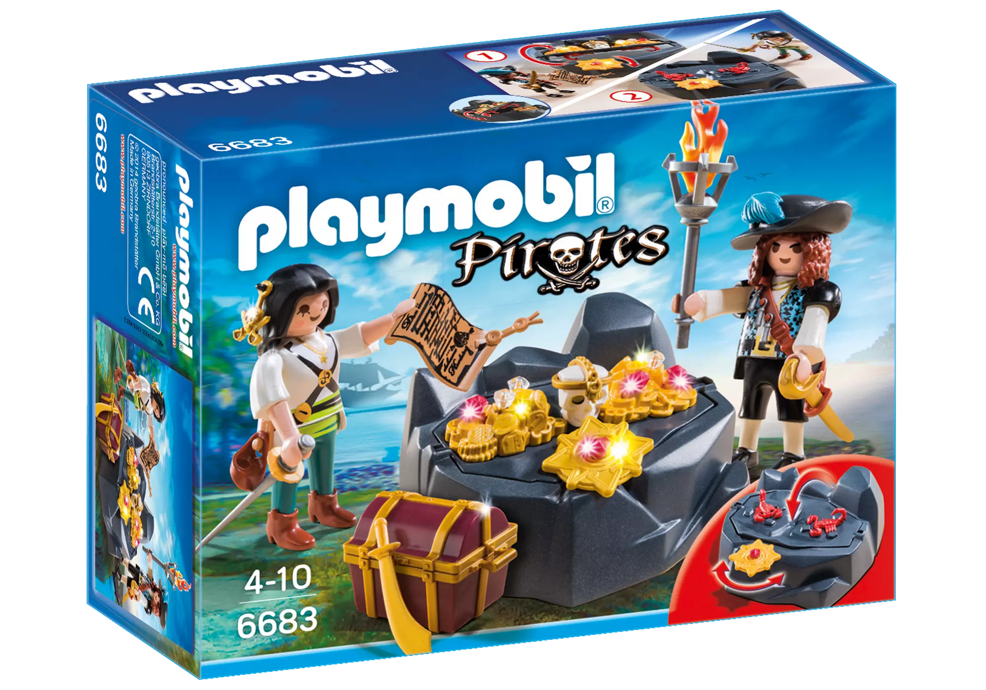 Playmobil 6683 Pirates Piraten-Schatzversteck - plegobil