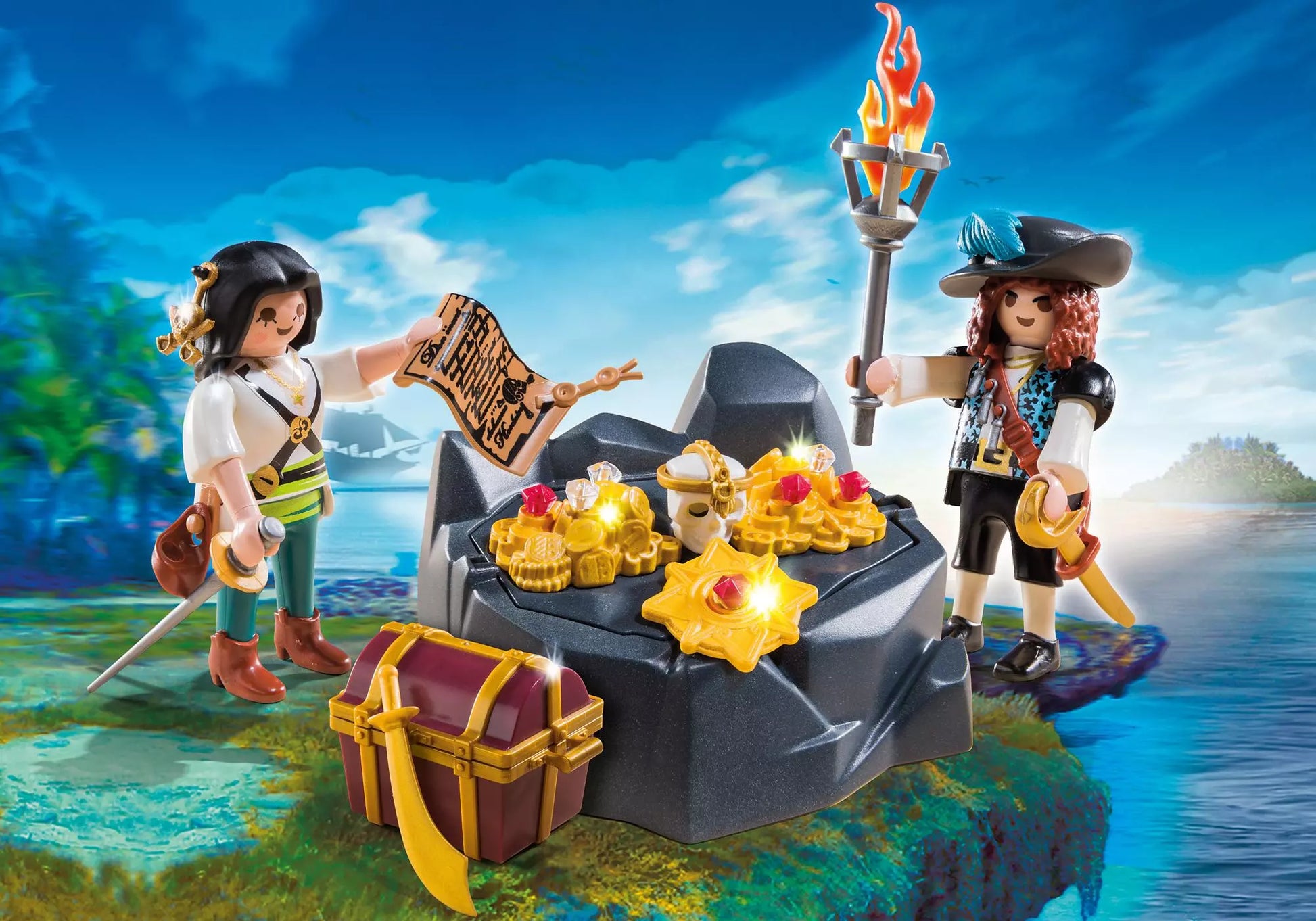 Playmobil 6683 Pirates Piraten-Schatzversteck - plegobil