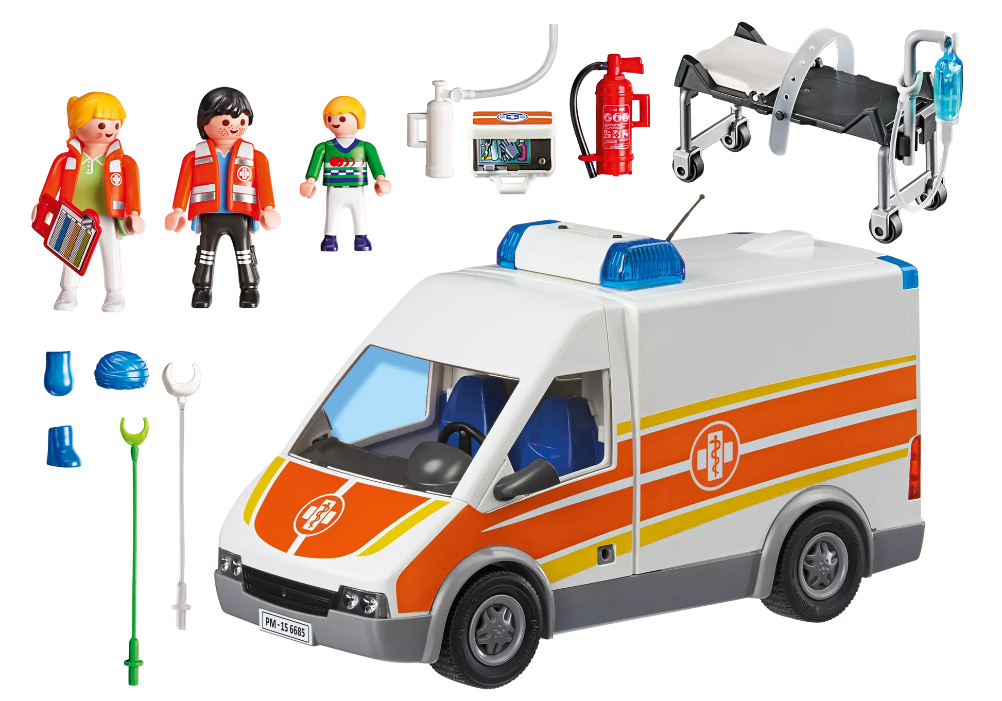 Playmobil 6685 City Life Krankenwagen mit Licht und Sound - plegobil