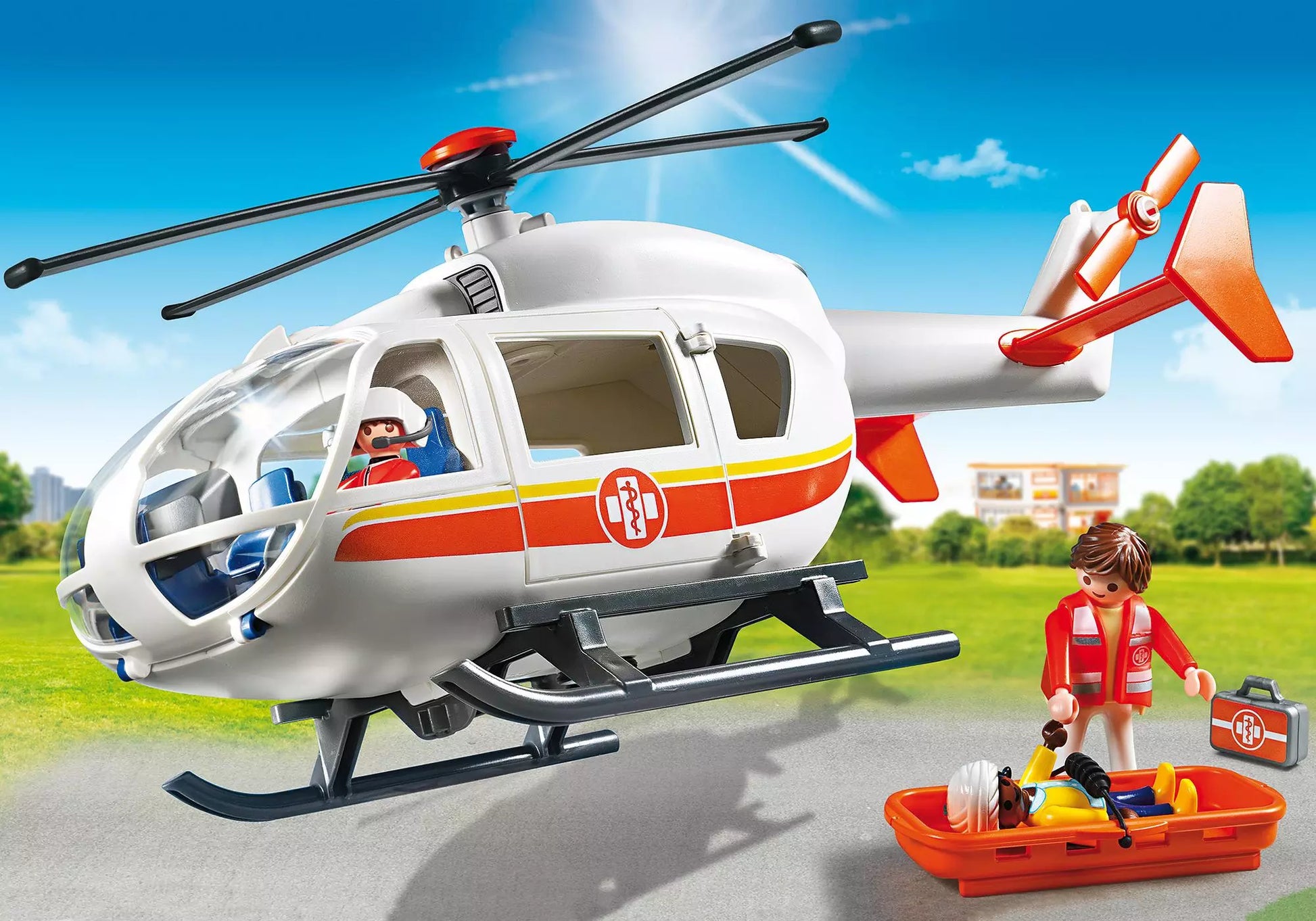 Playmobil 6686 City Life Rettungshubschrauber - plegobil