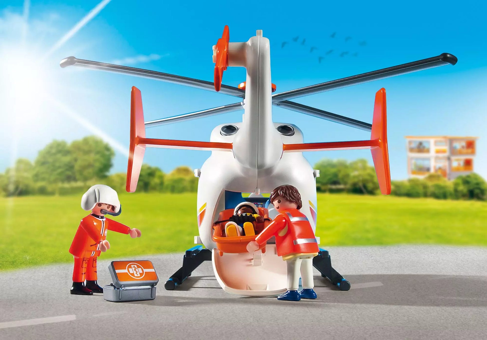 Playmobil 6686 City Life Rettungshubschrauber - plegobil