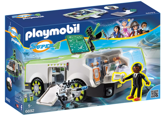 Playmobil 6692 Super 4 Techno Chamäleon mit Agent Gene - plegobil