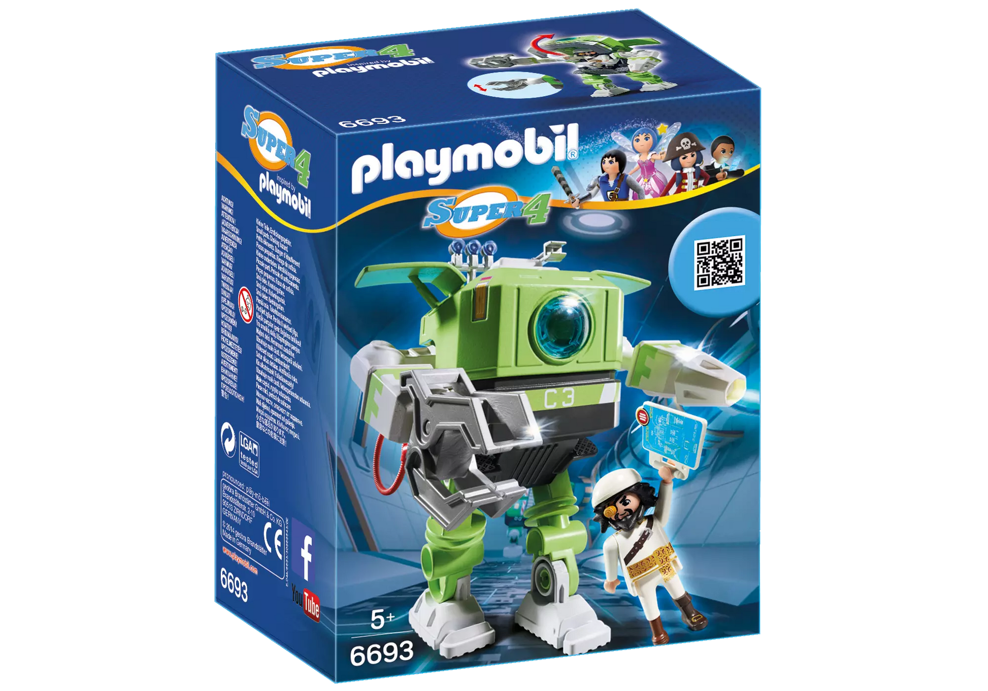 Playmobil 6693 Super 4 Cleano Roboter - plegobil
