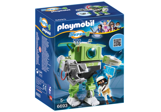 Playmobil 6693 Super 4 Cleano Roboter - plegobil