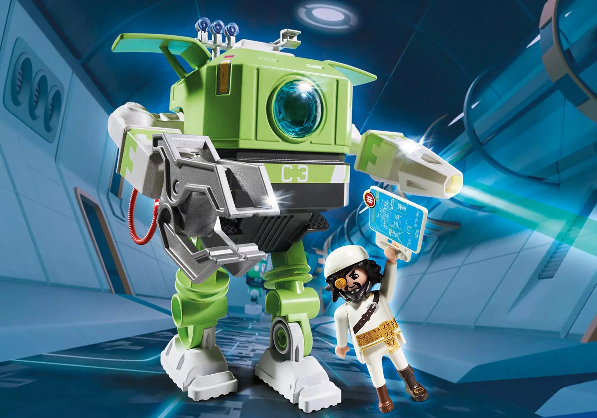Playmobil 6693 Super 4 Cleano Roboter - plegobil