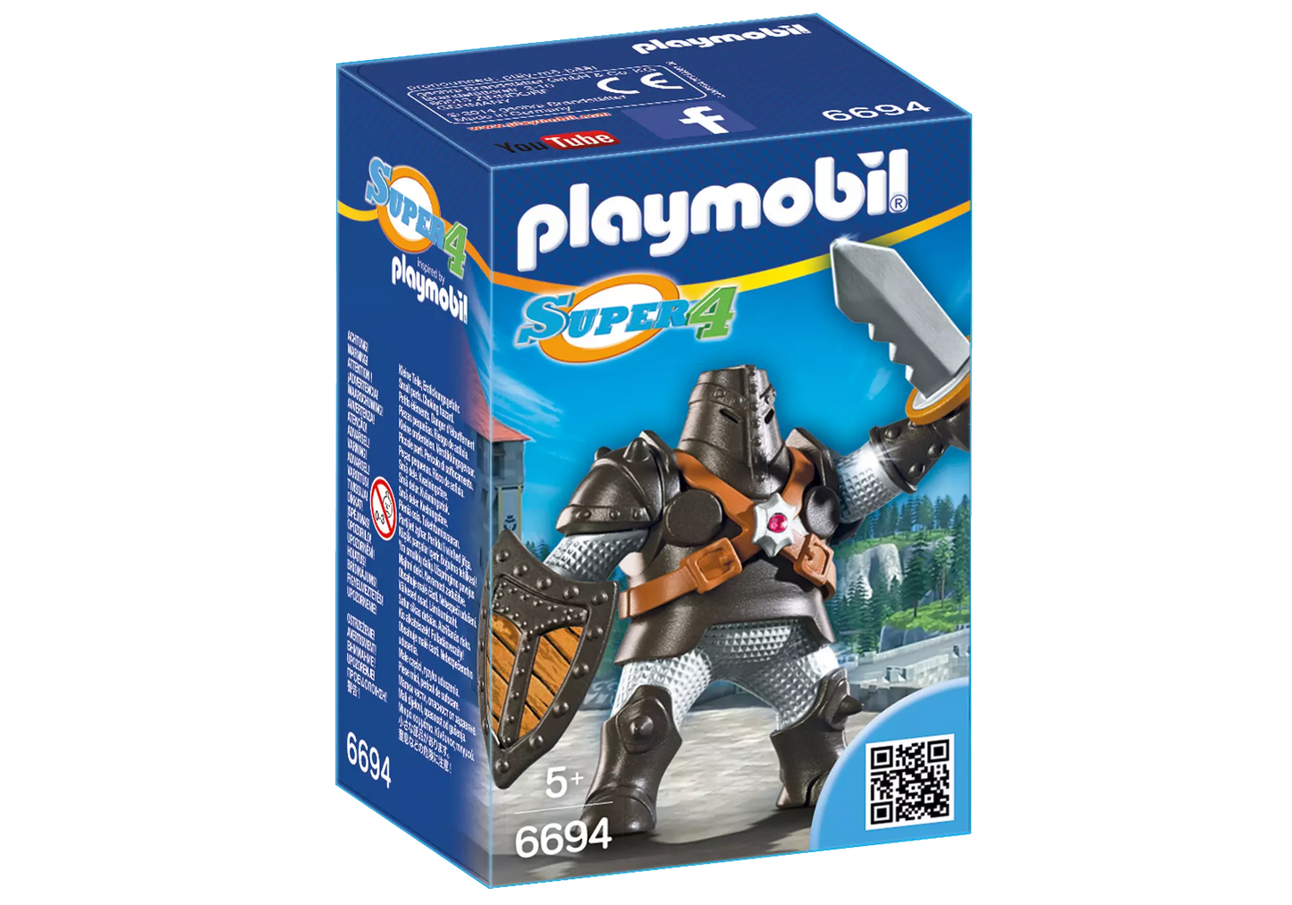Playmobil 6694 Super 4 Schwarzer Koloss - plegobil