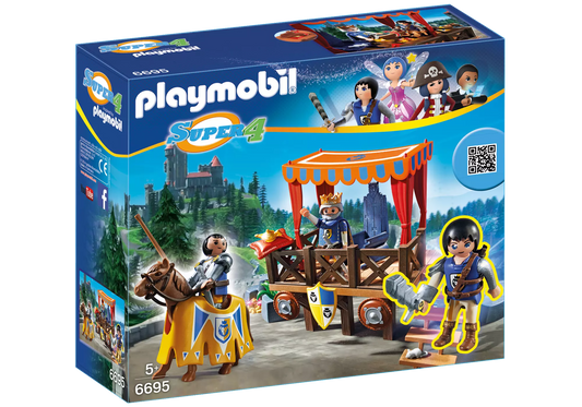 Playmobil 6695 Super 4 Königstribüne mit Alex - plegobil