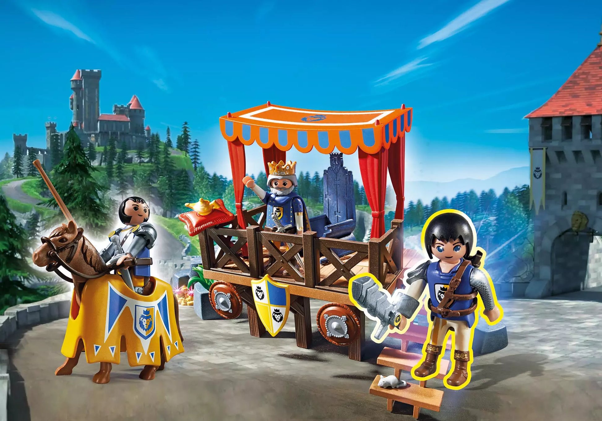 Playmobil 6695 Super 4 Königstribüne mit Alex - plegobil