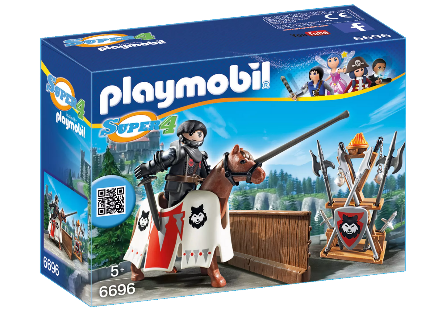 Playmobil 6696 Super 4 Rypan - Wache des Schwarzen Barons - plegobil