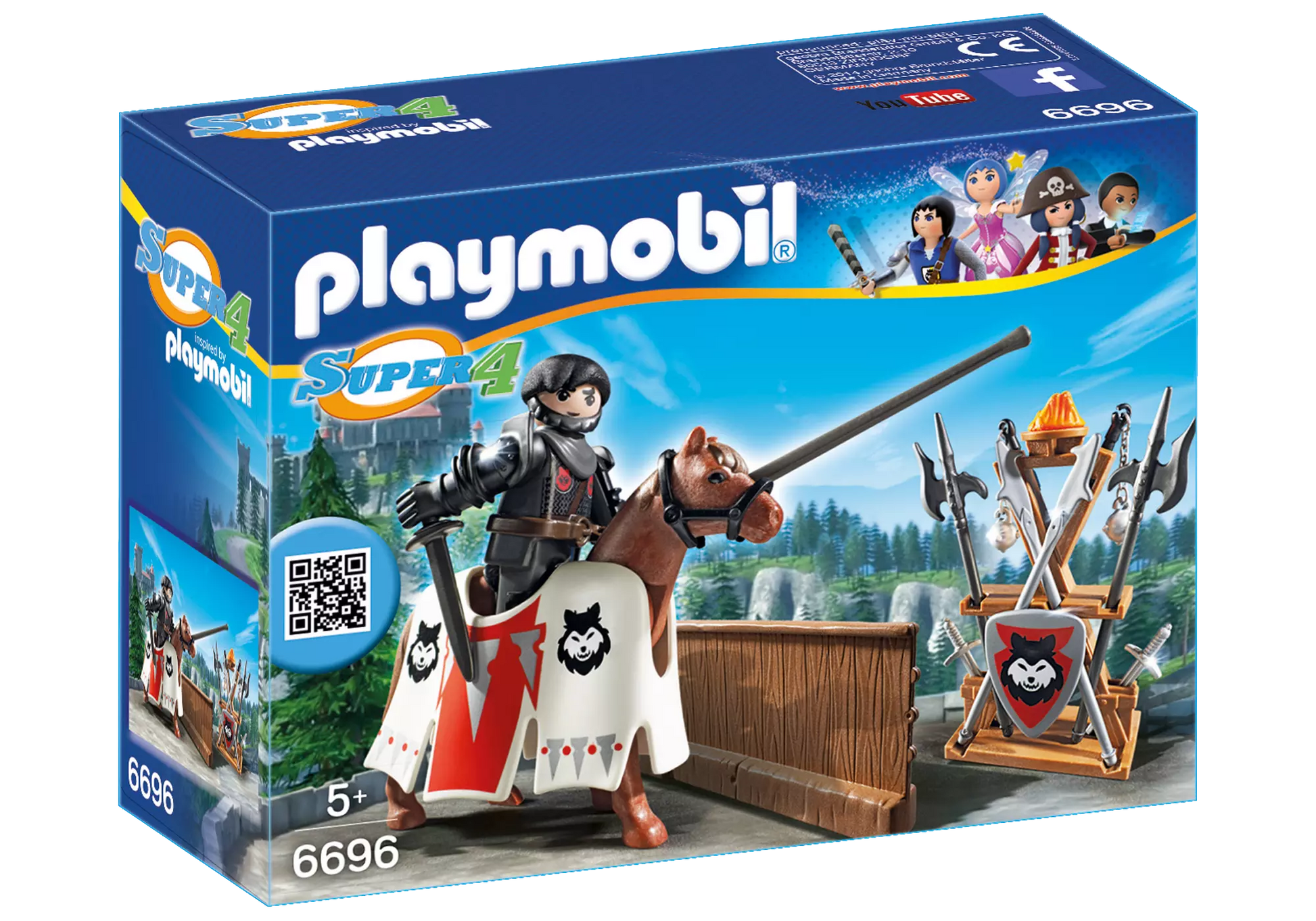 Playmobil 6696 Super 4 Rypan - Wache des Schwarzen Barons - plegobil
