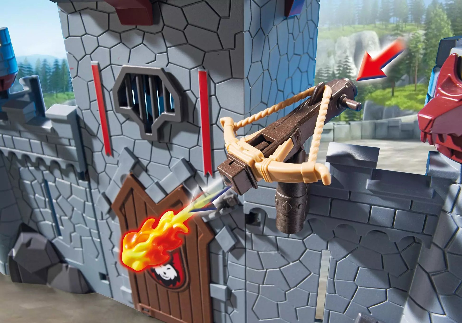 Playmobil 6697 Super 4 Mitnehm Burg des Schwarzen Barons - plegobil
