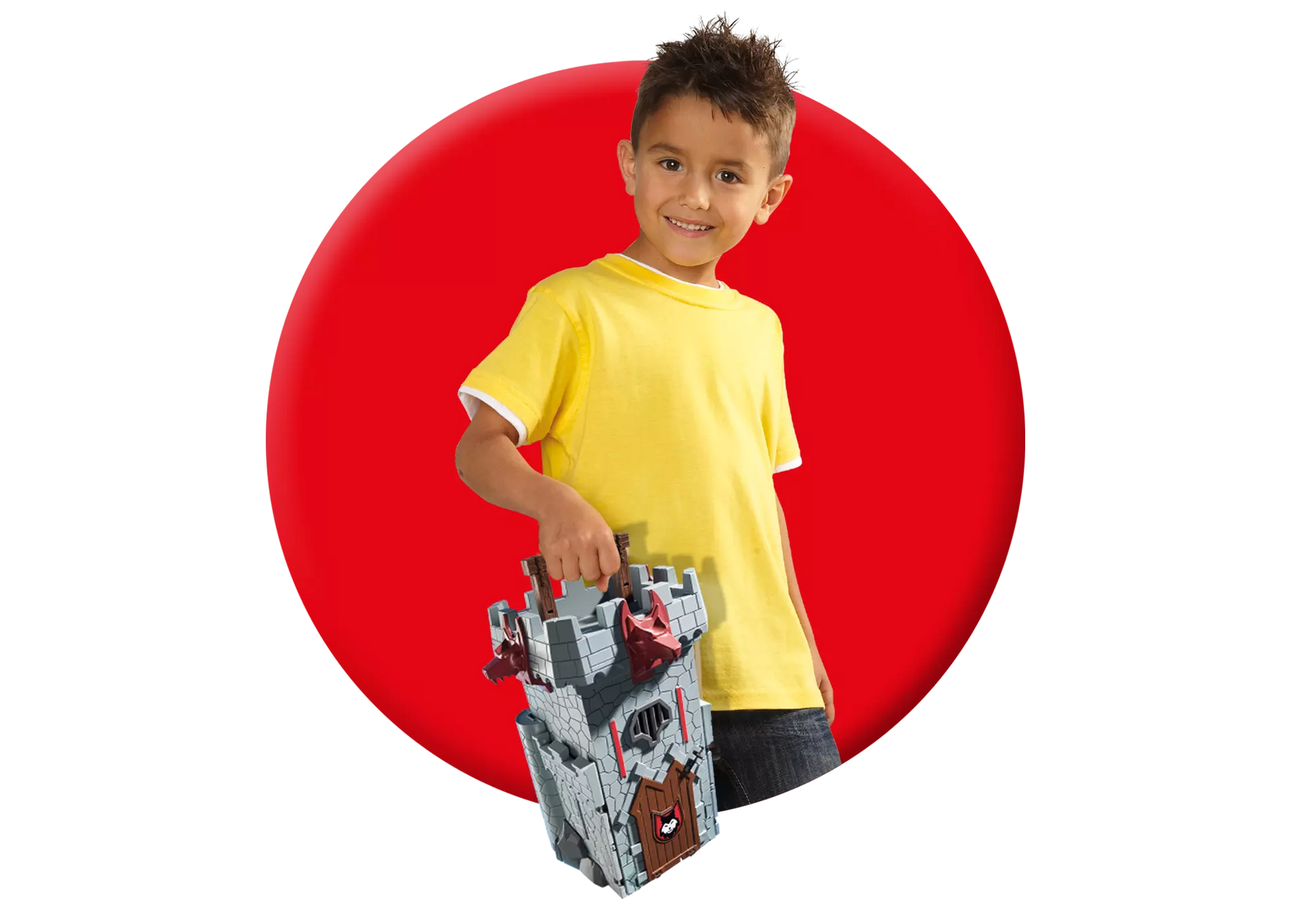 Playmobil 6697 Super 4 Mitnehm Burg des Schwarzen Barons - plegobil