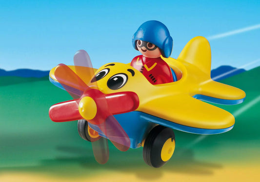 Playmobil 6717 Sammlerstück 1-2-3 Propellerflugzeug - plegobil