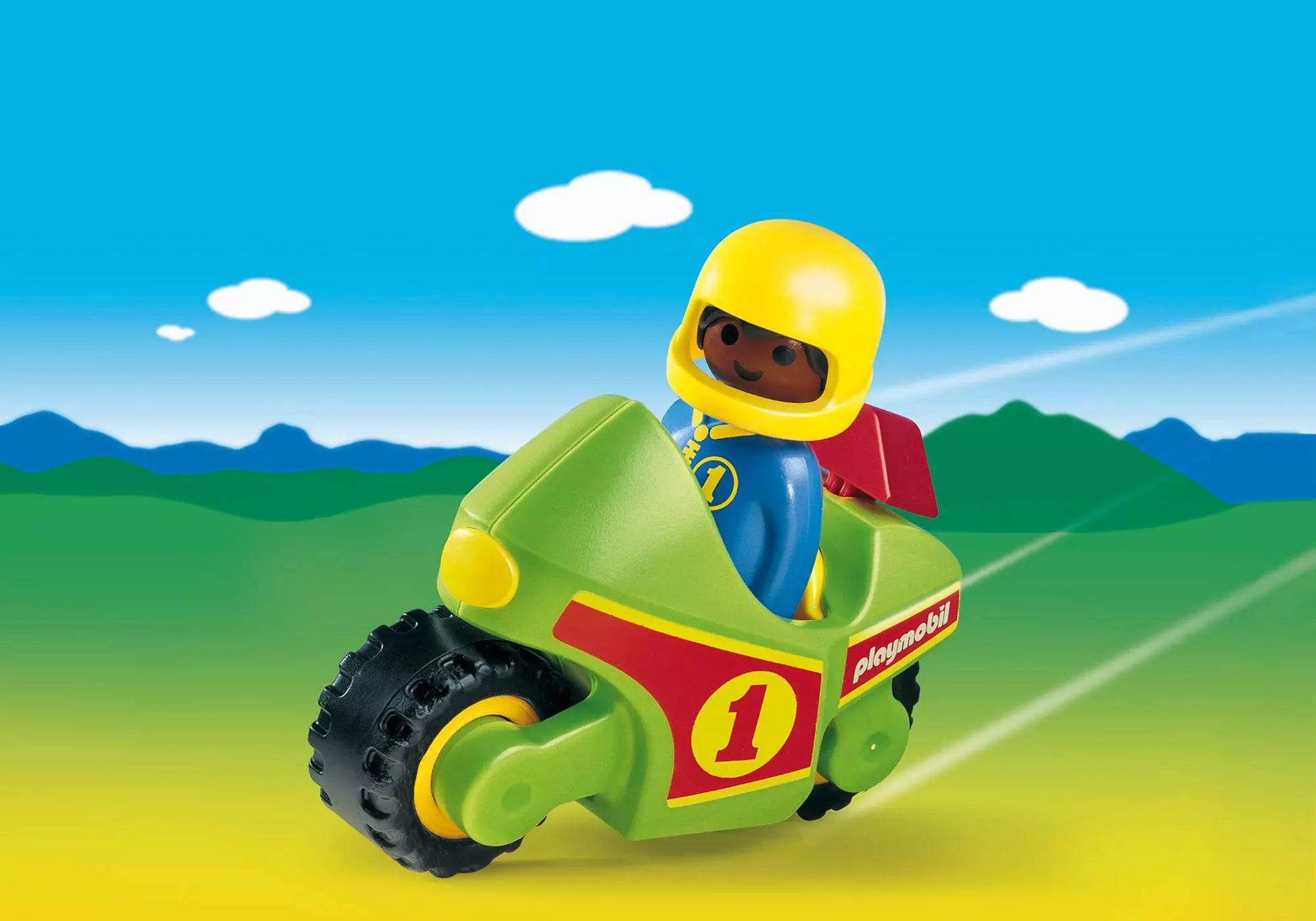 Playmobil 6719 Sammlerstück 1-2-3 Motorrad - plegobil