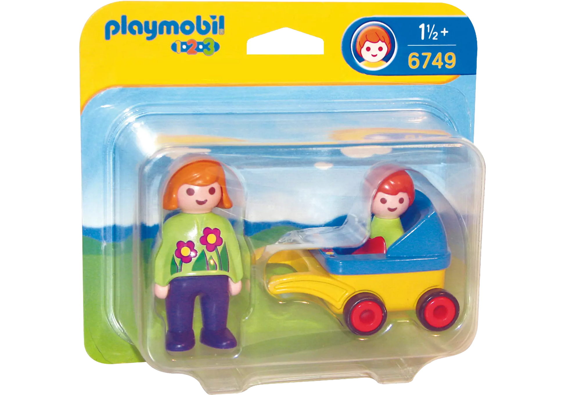 Playmobil 6749 Sammlerstück 1-2-3 Mama mit Kinderwagen - plegobil