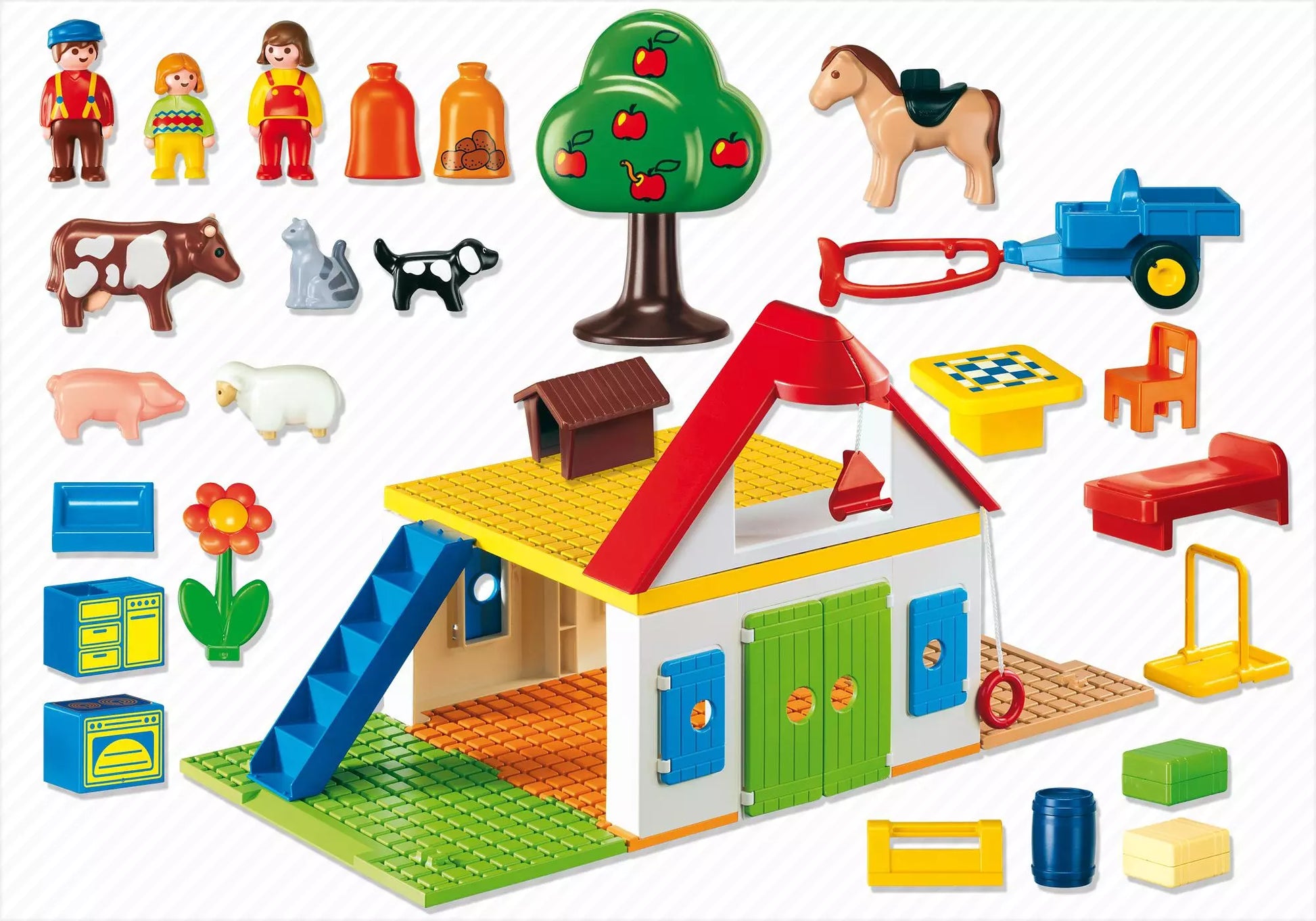 Playmobil 6750 1-2-3 Mein großer Bauernhof - plegobil